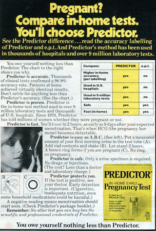 Predictor ad from a 1979 issue of McCall’s magazine.